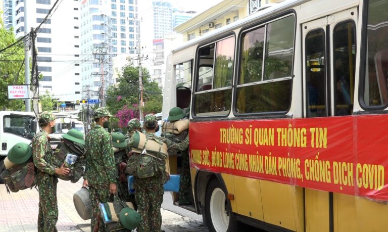 Khánh Hòa: Quân đội xuất quân tham gia hỗ trợ chống dịch Covid-19