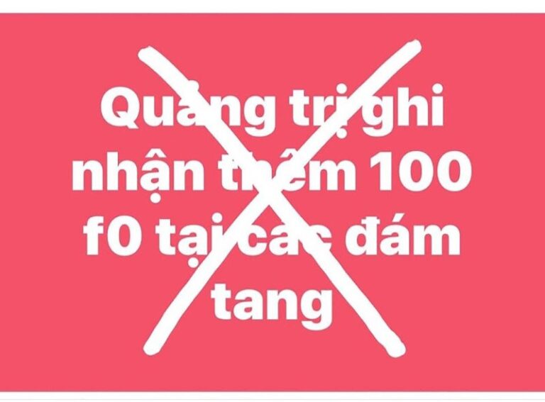 Quảng Trị: Xử lý nguyên cán bộ xã đăng tin có 100 F0 ở đám tang