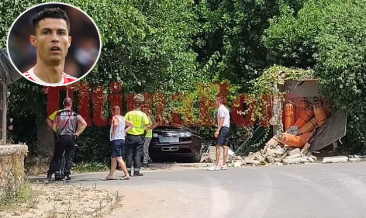 Siêu xe tiền tỷ của Ronaldo gây tai nạn ở Tây Ban Nha