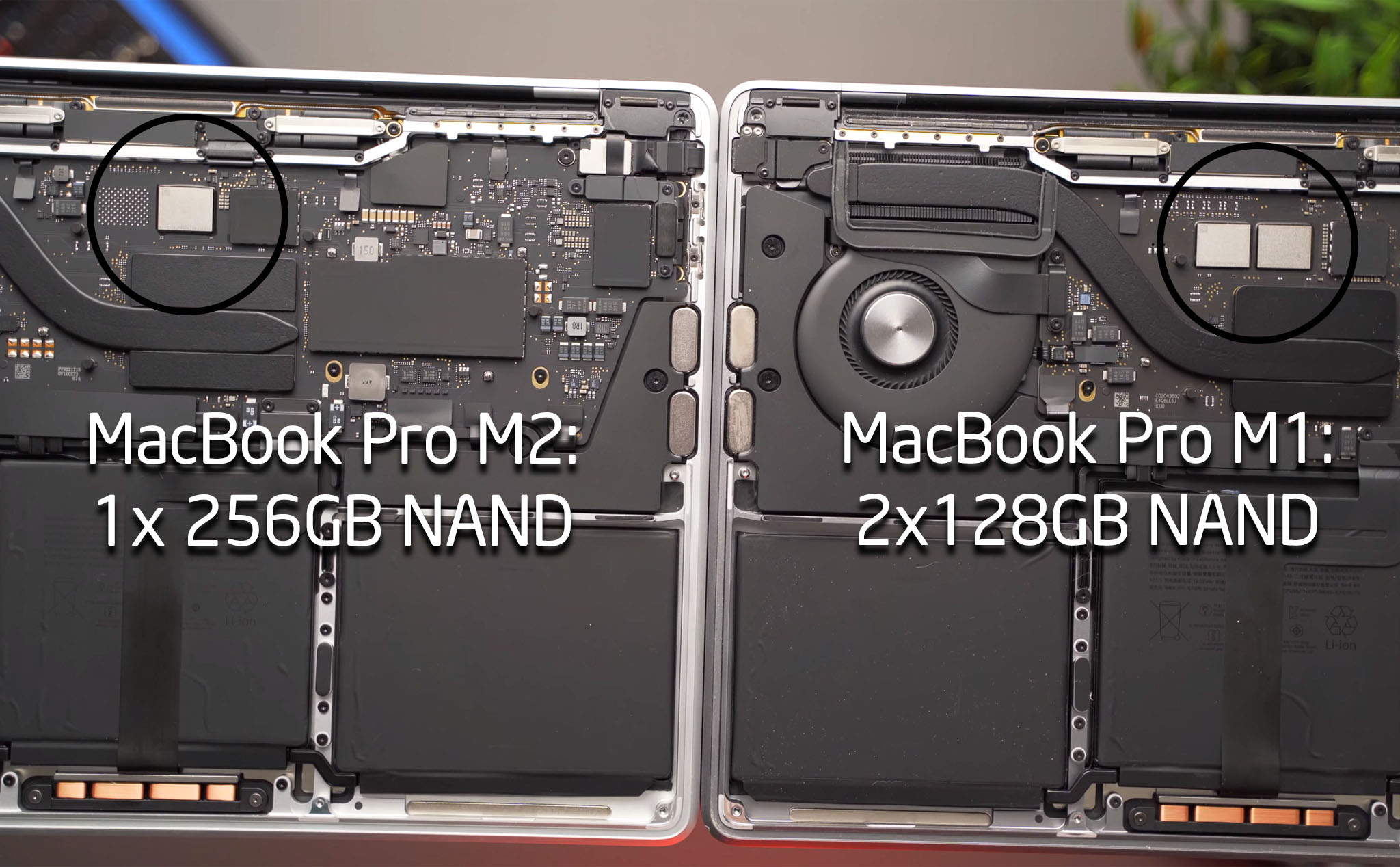 MacBook Pro M2 sử dụng SSD chậm hơn MacBook Pro M1?