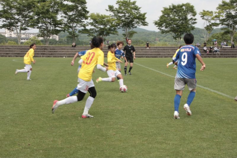 ĐT U18 nữ quốc gia giao hữu với đội Yunogo Belle