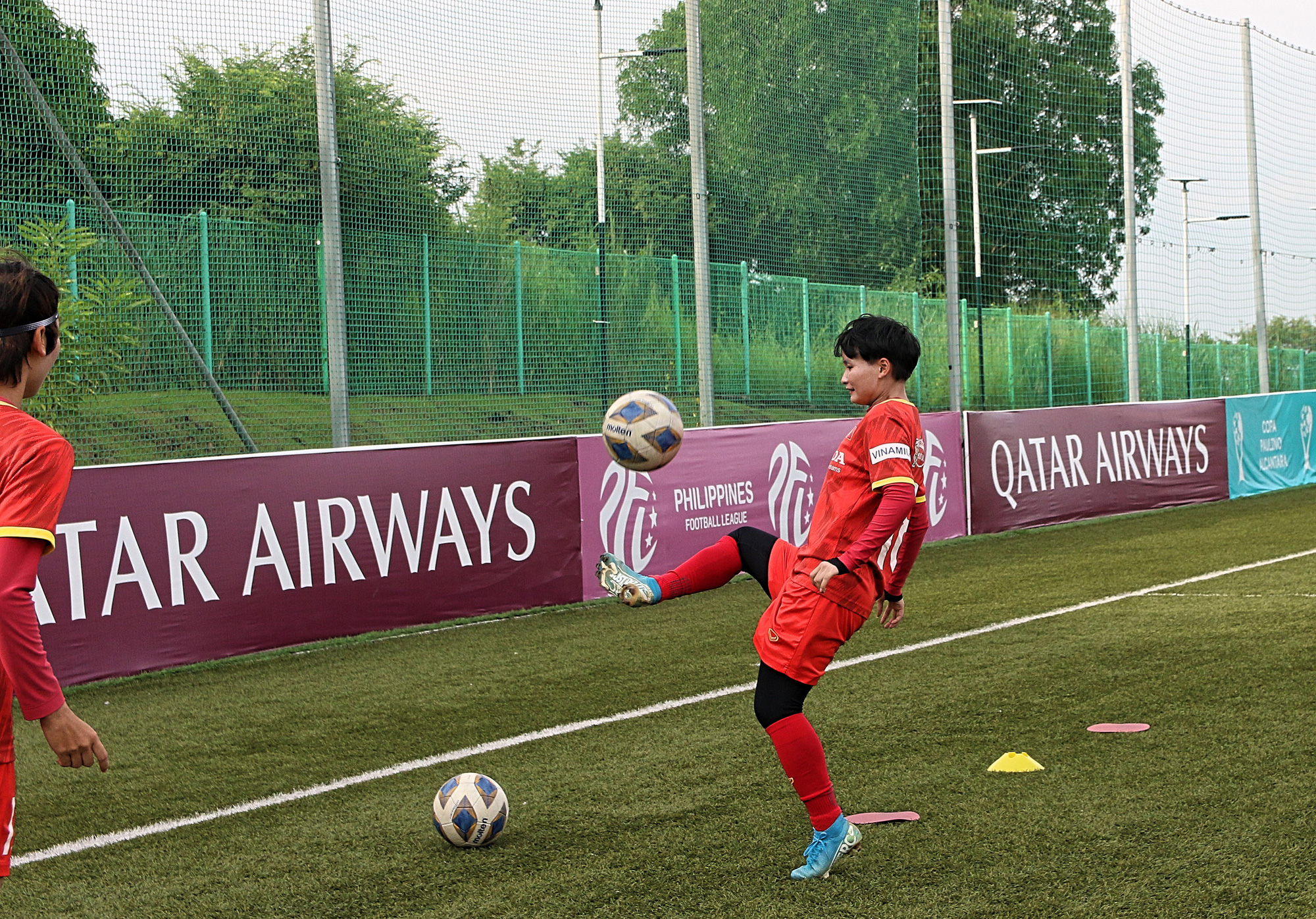 ĐT bóng đá nữ Việt Nam tích cực chuẩn bị cho trận đấu gặp ĐT Lào