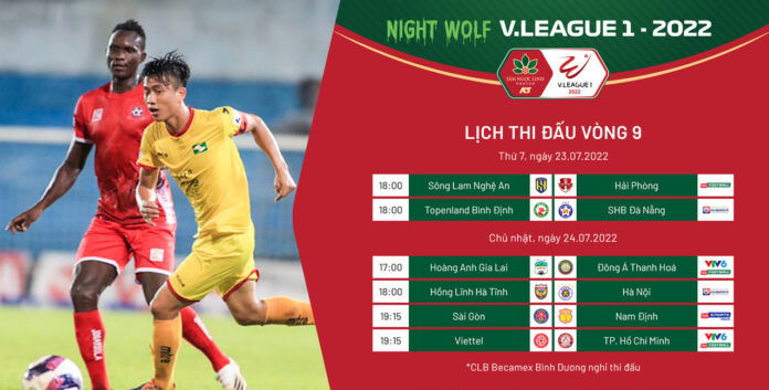 Trước vòng 9 Night Wolf V.League 1-2022: Tâm điểm tại thành Vinh