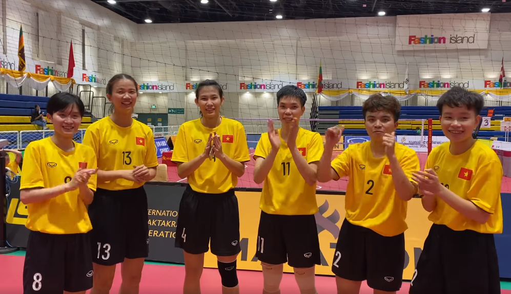 Cầu mây nữ Việt Nam xuất sắc vô địch thế giới ngay trên đất Thái