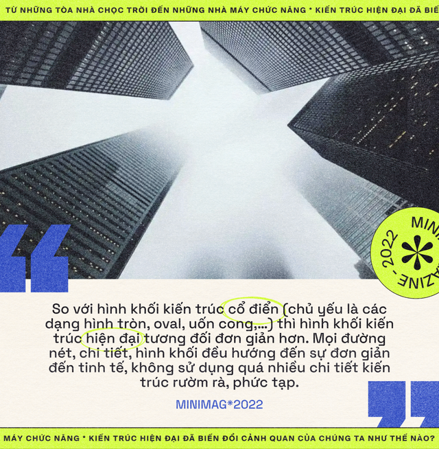 [mini] Từ những tòa nhà chọc trời đến những nhà máy chức năng: Kiến trúc hiện đại đã biến đổi cảnh quan của chúng ta như thế nào? - Ảnh 1.