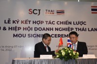 Lễ ký kết hợp tác chiến lược SCJ và Hiệp hội doanh nghiệp Thái Lan