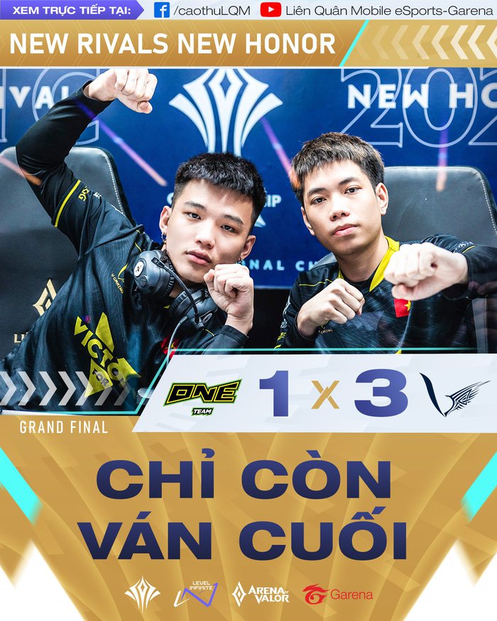 V Gaming và màn phục thù xuất sắc trước ONE Team V Gaming và màn phục thù xuất sắc trước ONE Team