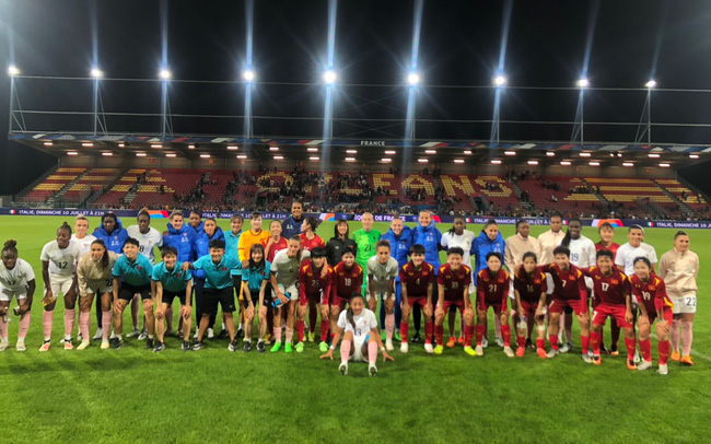 ĐT nữ Pháp 7-0 nữ Việt Nam: Học hỏi được nhiều