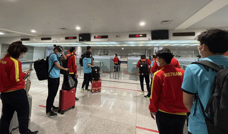 ĐT nữ Việt Nam đã về nước sau hành trình tại giải bóng đá nữ vô địch Đông Nam Á 2022 ĐT nữ Việt Nam đã về nước sau hành trình tại giải bóng đá nữ vô địch Đông Nam Á 2022