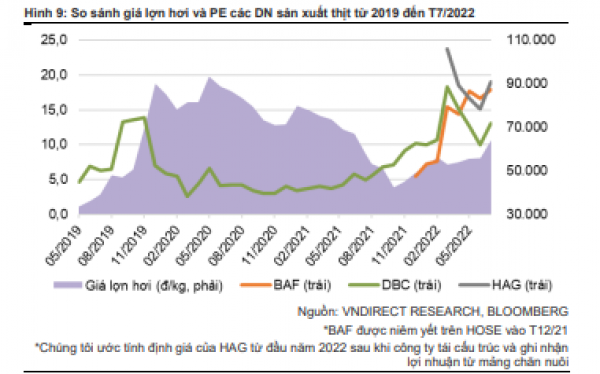 VNDirect: Giá thịt lợn có khả năng đạt đỉnh trong quý 3, triển vọng cổ phiếu chăn nuôi đã được phản ánh vào giá