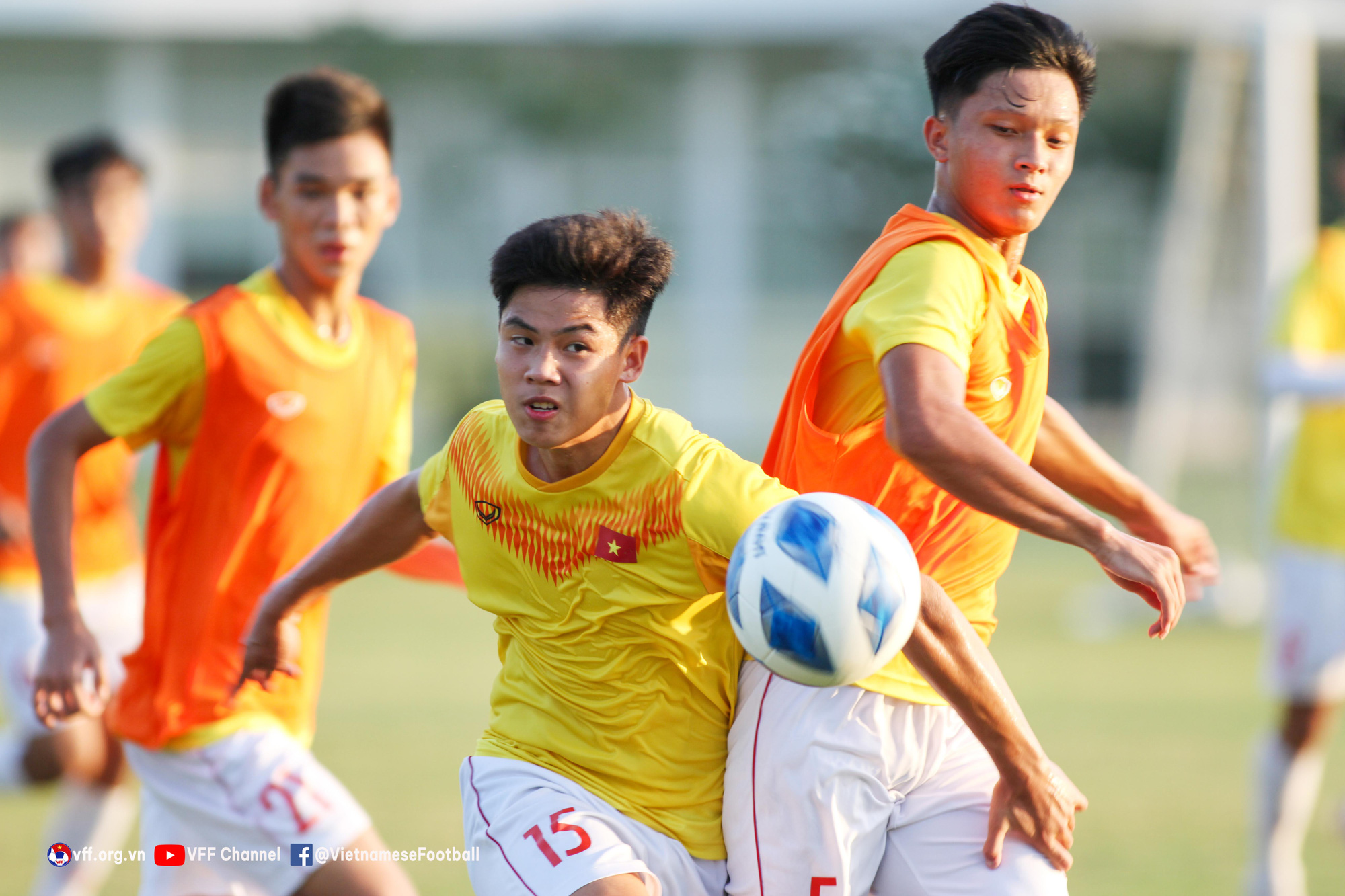 U16 Việt Nam sẵn sàng cho trận tranh ngôi nhất bảng với U16 Indonesia