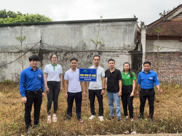 Hà Nội: Trung tâm GreenViet trồng cây xanh tại Trường Tiểu học Xuân Mai B