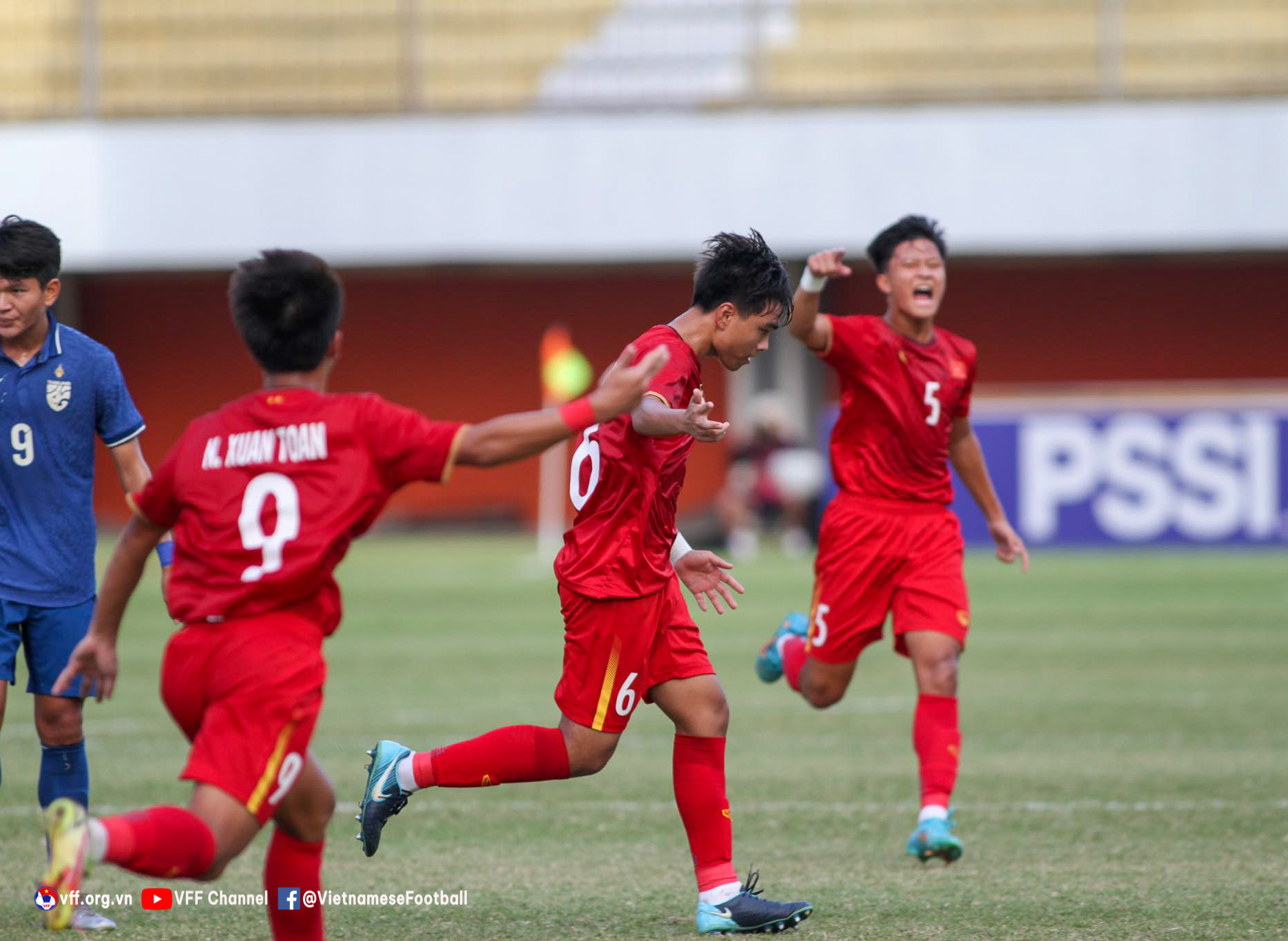 Thắng thuyết phục Thái Lan, U16 Việt Nam vào chung kết giải vô địch U16 Đông Nam Á 2022