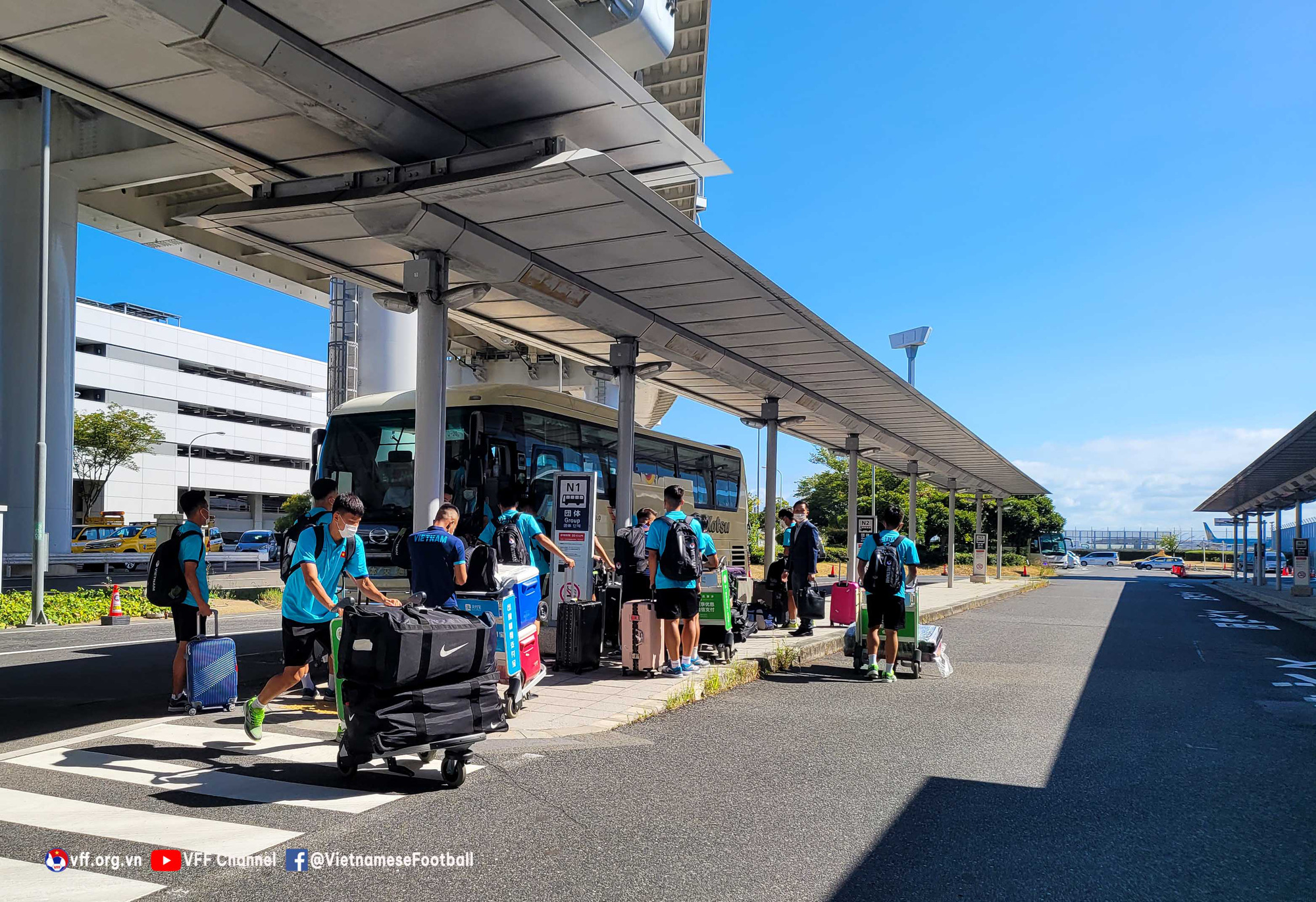 ĐT U20 Việt Nam đã đến Nhật Bản, tích cực tập hồi phục và củng cố thể lực