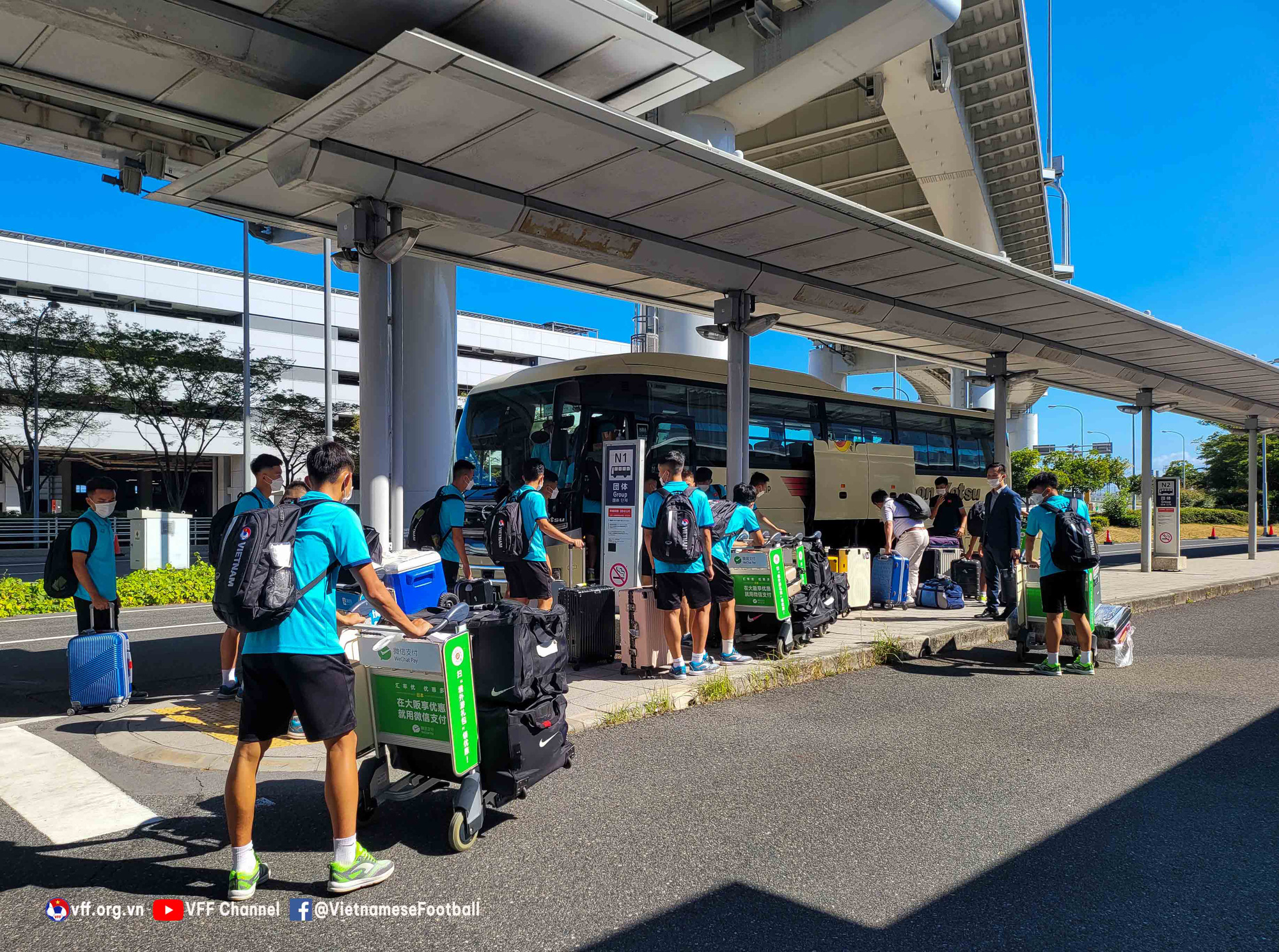 ĐT U20 Việt Nam đã đến Nhật Bản, tích cực tập hồi phục và củng cố thể lực