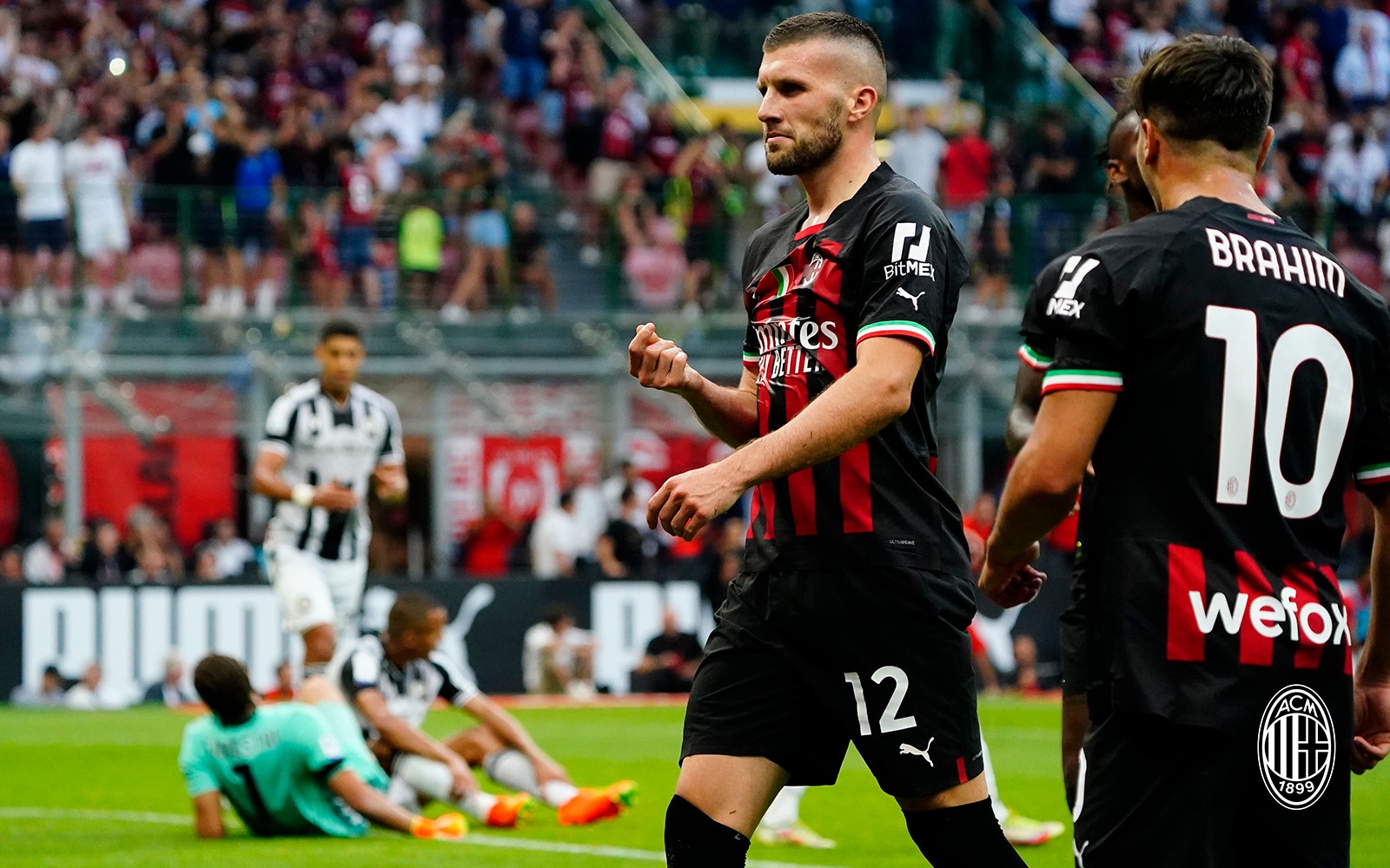 AC Milan giành chiến thắng trước Udinese