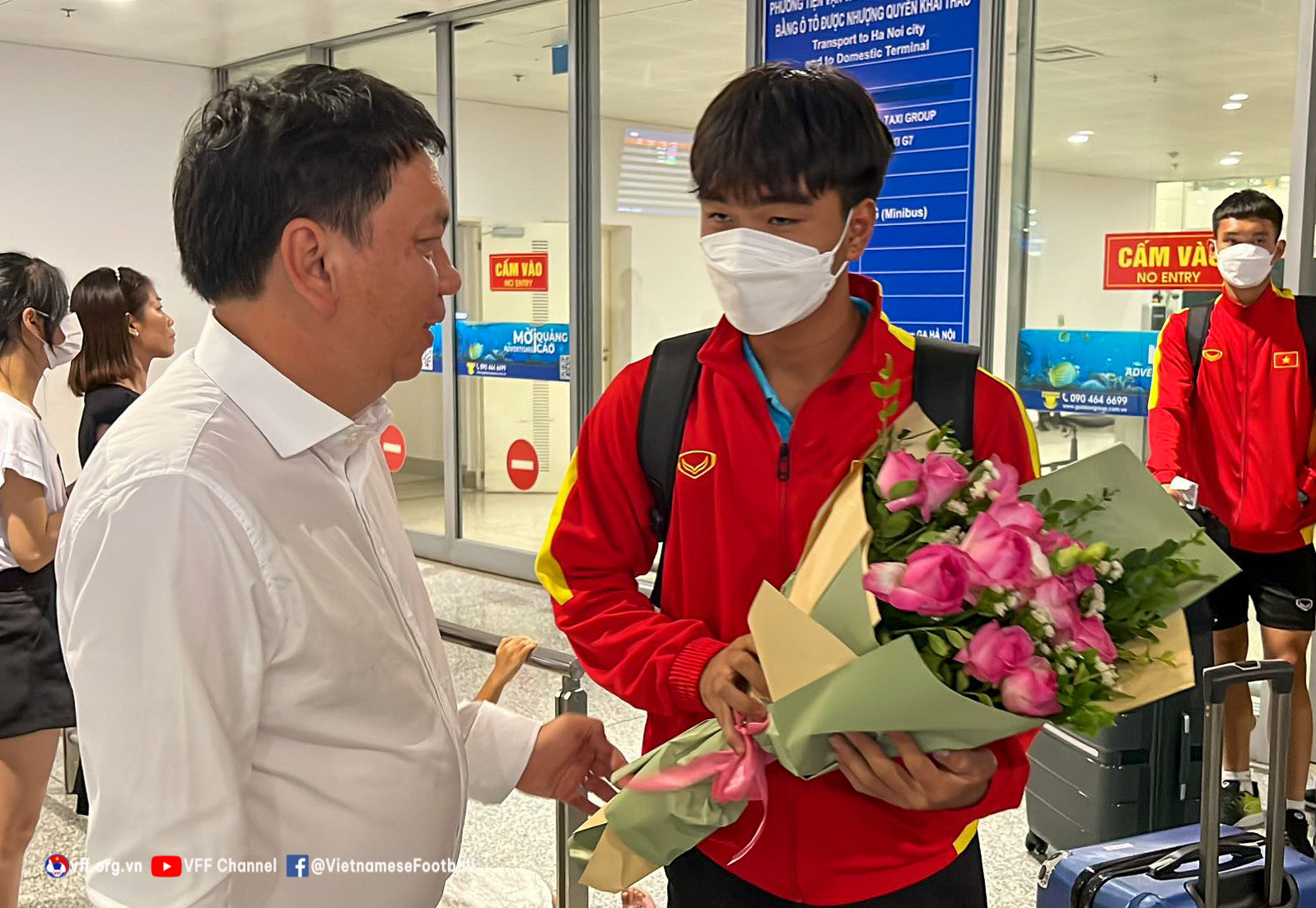 ĐT U16 Việt Nam trở về sau hành trình tại giải U16 Đông Nam Á 2022