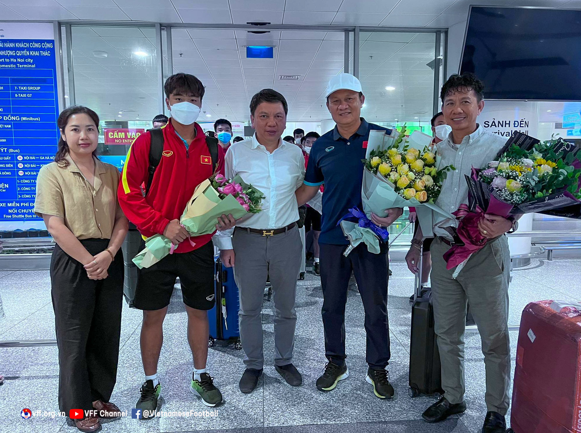 ĐT U16 Việt Nam trở về sau hành trình tại giải U16 Đông Nam Á 2022