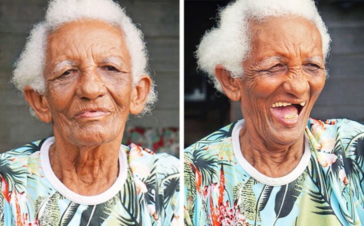 Bộ ảnh đầy ý nghĩa: Nhiếp ảnh gia chụp lại phản ứng của phụ nữ khắp thế giới trước và sau khi được khen xinh đẹp - Ảnh 8.