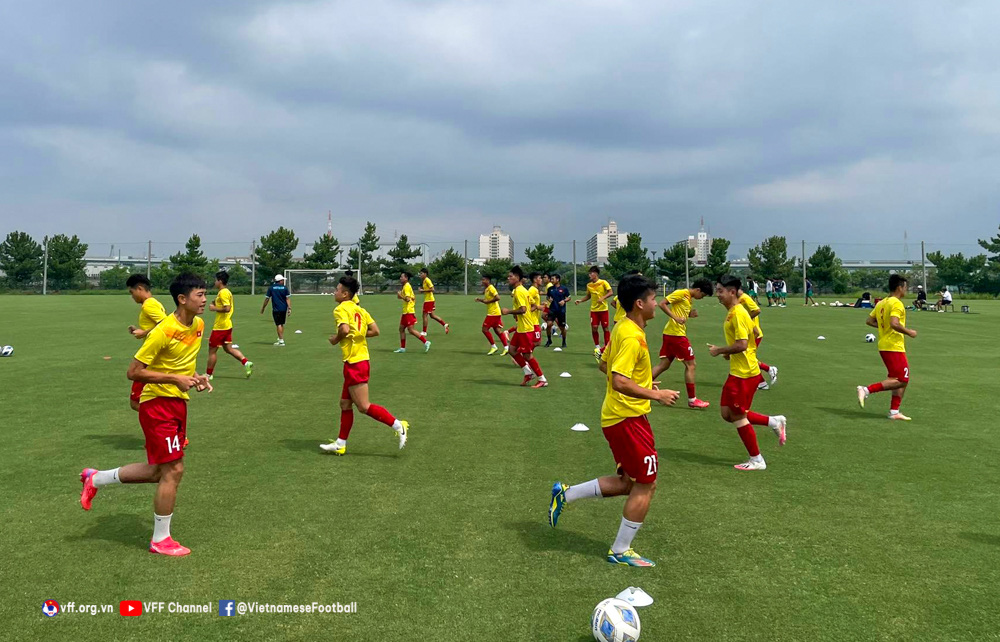 U20 Việt Nam hoàn thành bài kiểm tra trước “quân xanh” Tuyển Đại học Osaka Sangyo
