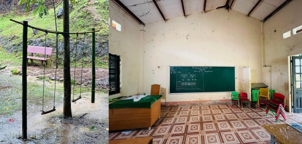 Băng rừng, vượt suối dữ xây trường trước năm học mới