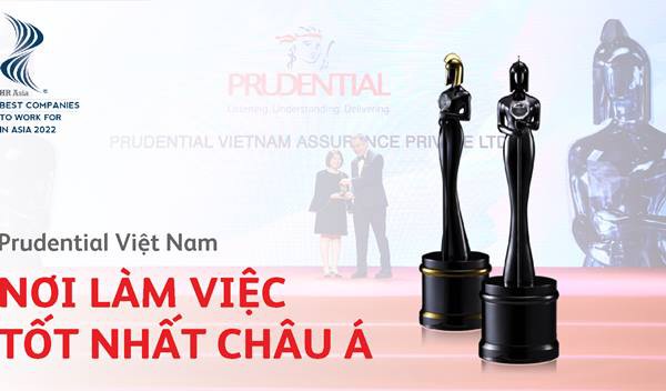 Prudential Việt Nam cùng lúc giành ba giải thưởng châu Á