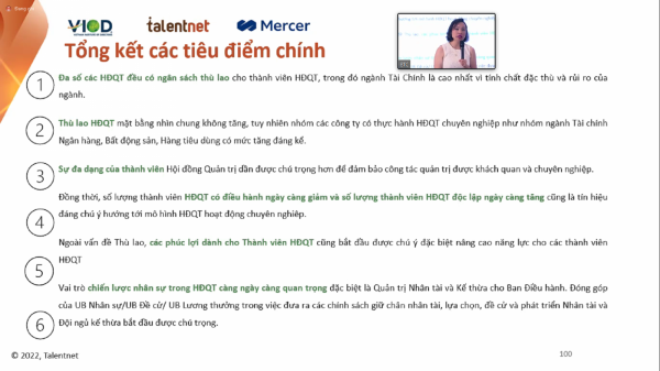 Tích hợp ESG nhằm minh bạch chính sách thù lao của Ban điều hành cấp cao