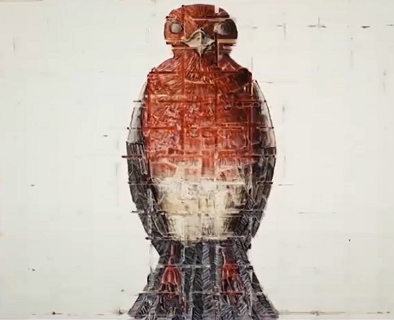 Tranh 3D từ những khối thủy tinh trong suốt