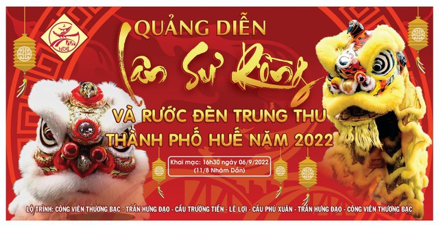 TP Huế lần đầu tổ chức Lễ hội Quảng diễn Lân Sư Rồng, rước đèn Trung thu quy mô lớn - Ảnh 1.