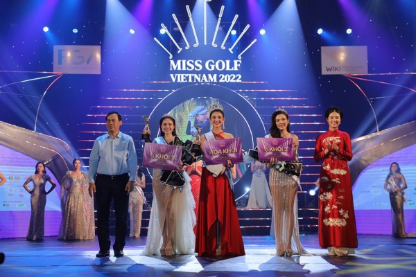 Người đẹp Lê Thanh Tú đăng quang Hoa khôi Miss Golf Việt Nam 2022