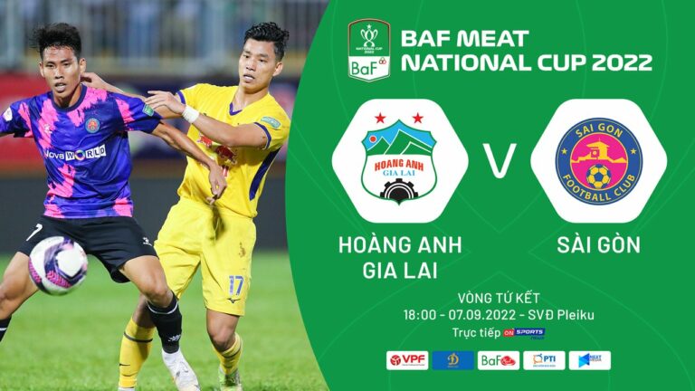 Thông tin trước trận đấu: HAGL - CLB Sài Gòn - Tứ kết cúp Quốc gia, 18h00 ngày 07/9 Thông tin trước trận đấu: HAGL - CLB Sài Gòn - Tứ kết cúp Quốc gia, 18h00 ngày 07/9