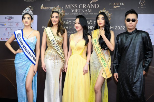 Thảm đỏ Miss Grand Vietnam 2022: Thùy Tiên nổi bật cùng các hoa hậu và dàn thí sinh