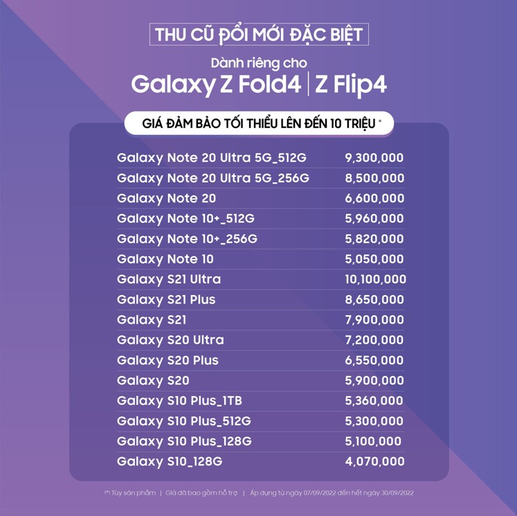 Không cần trả trước – Rước ngay Samsung Galaxy Z Fold4| Z Flip4 tại Viettel Store