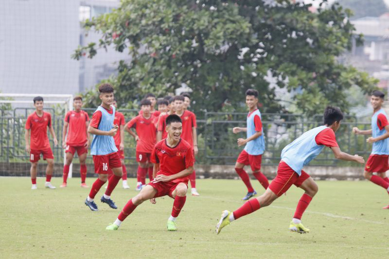 ĐT U17 Việt Nam tích cực luyện tập cho Vòng loại U17 Châu Á ĐT U17 Việt Nam tích cực luyện tập cho Vòng loại U17 Châu Á