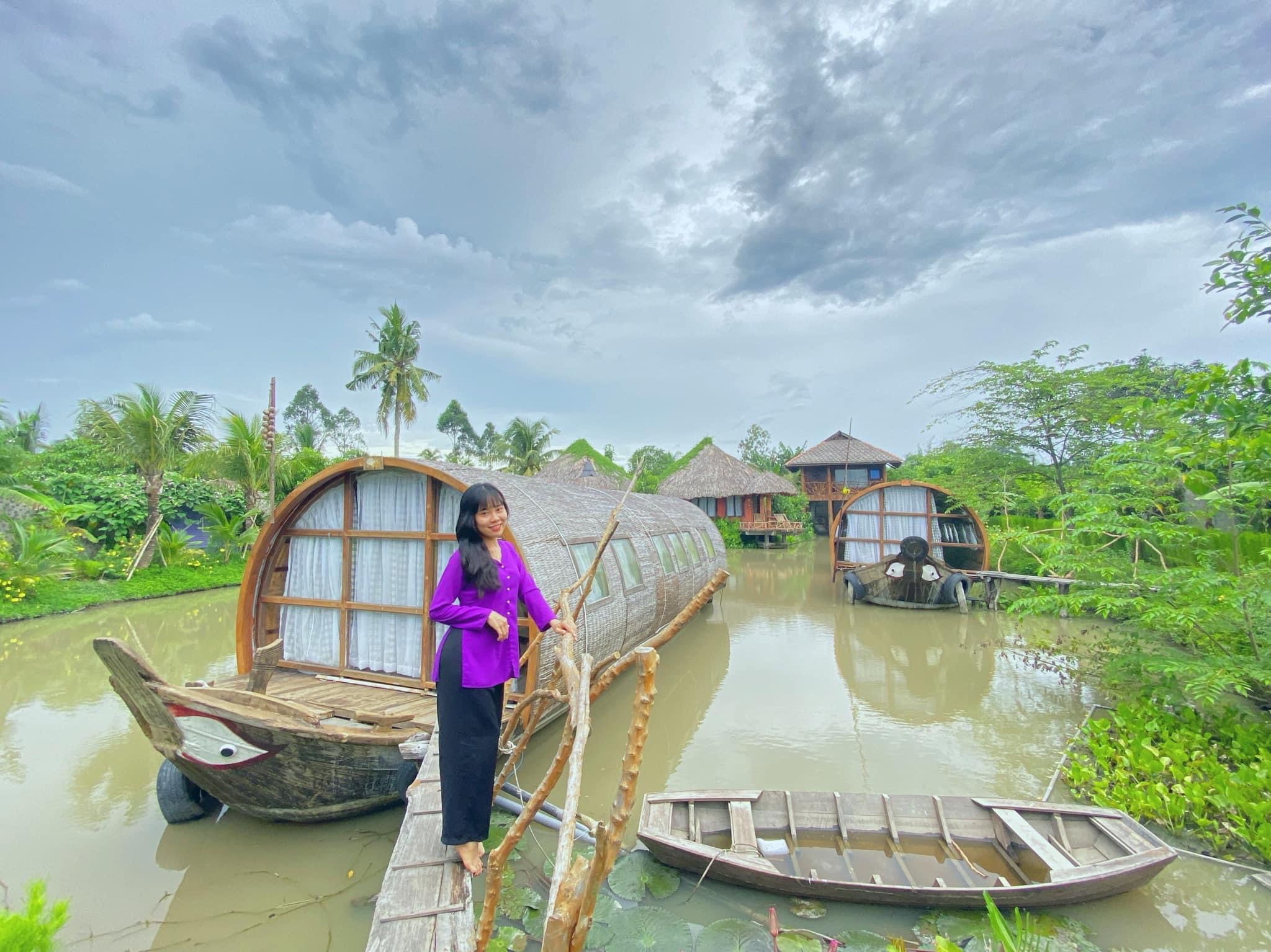 Độc đáo thuyền phòng ở miền Tây