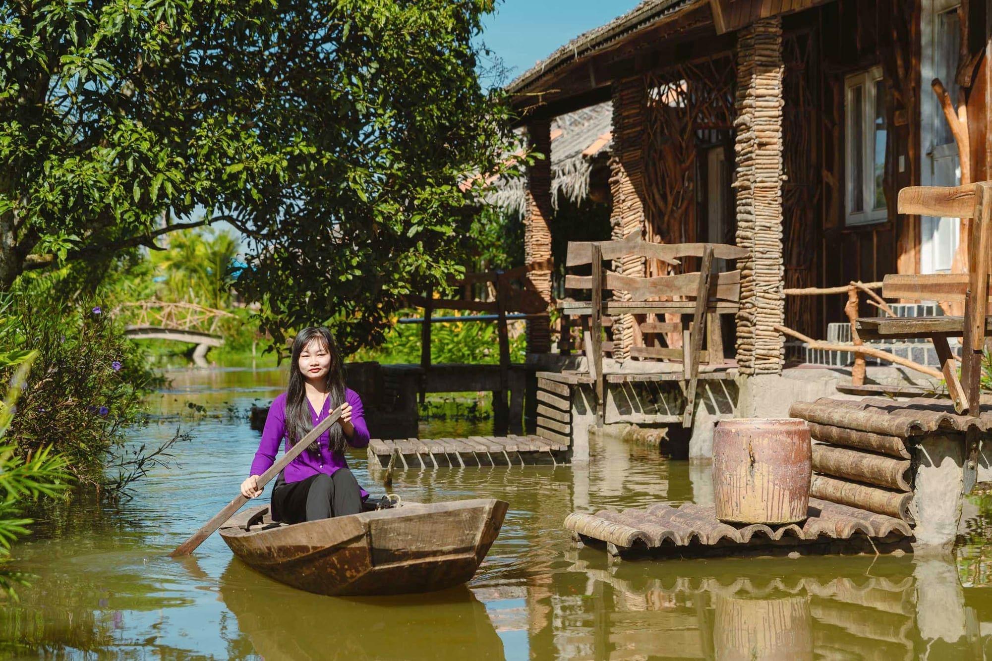 Độc đáo thuyền phòng ở miền Tây