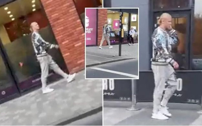 Haaland phản ứng ấn tượng khi fan MU hét vào mặt