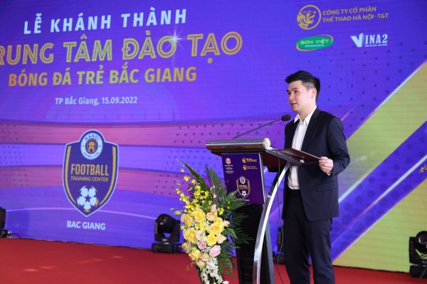 Hanoi FC khánh thành Trung tâm đào tạo bóng đá trẻ tại Bắc Giang