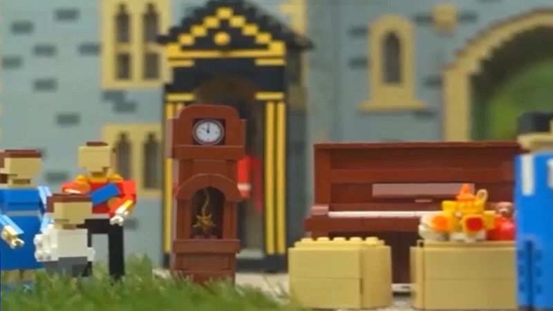 Lâu đài Windsor được làm hoàn toàn bằng lego