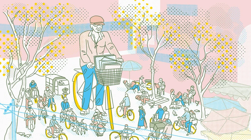 Meet Ho Chi Minh Citys Last Newspaper Bicycle Courier - Ảnh 1. Meet Ho Chi Minh Citys Last Newspaper Bicycle Courier - Ảnh 1.