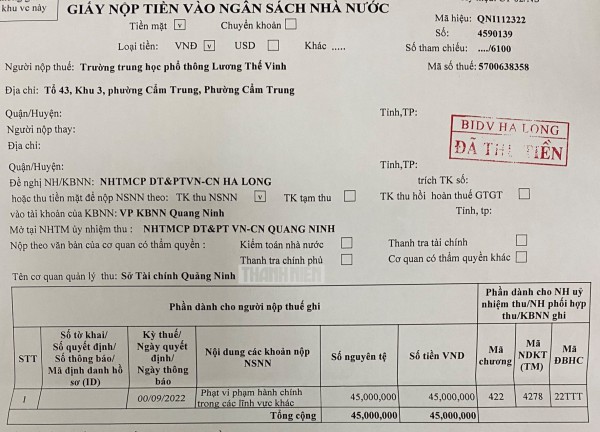 Xử phạt 45 triệu đồng trường THPT tự ý tuyển thêm 135 học sinh Xử phạt 45 triệu đồng trường THPT tự ý tuyển thêm 135 học sinh