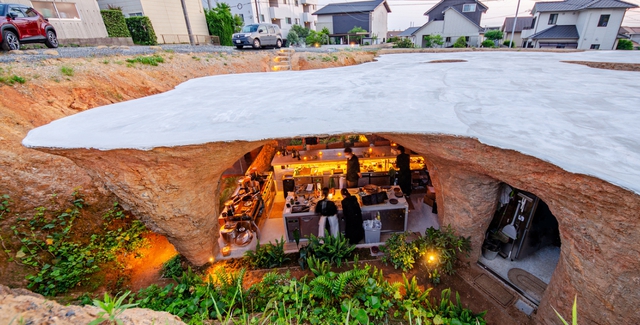 Ngôi nhà "trong lòng đất" có 1 không 2 tại nước Nhật: Tận hưởng cuộc sống khác biệt - Ảnh 3.