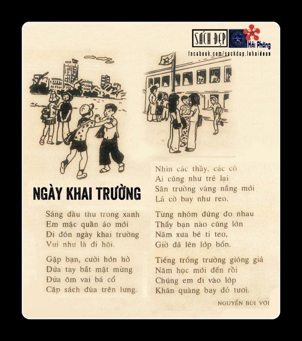 Rưng rưng lật mở trang sách giáo khoa cũ ngày xưa