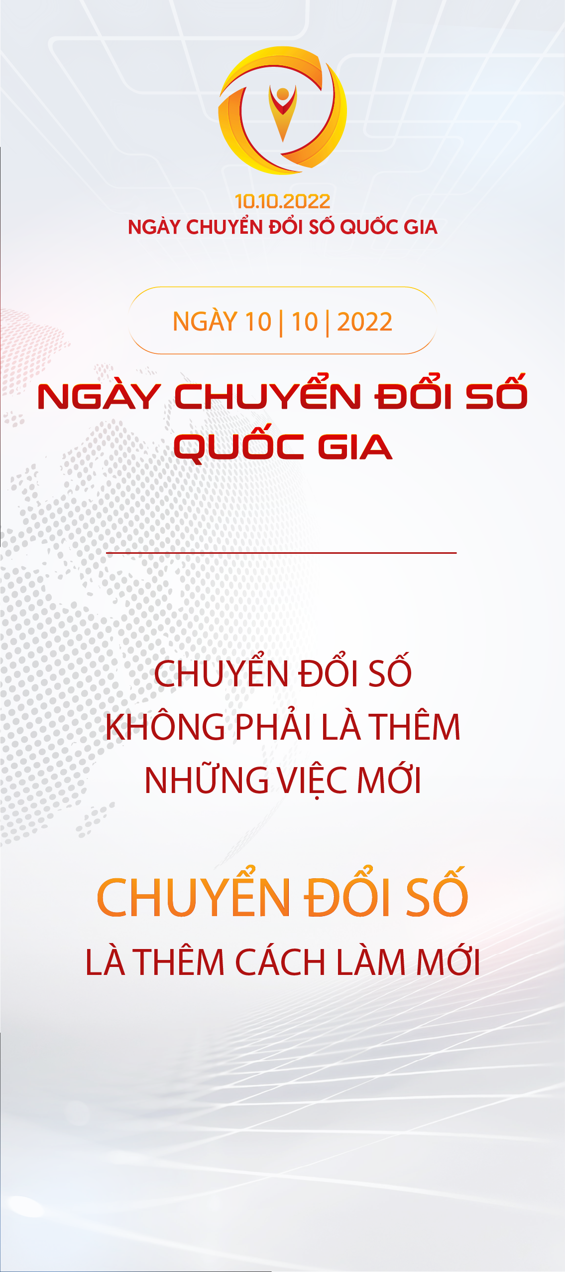 Bộ Thông tin và Truyền thông phổ cập bộ nhận diện Ngày Chuyển đổi số quốc gia 10/10