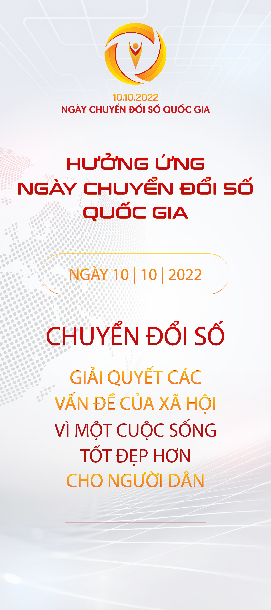 Bộ Thông tin và Truyền thông phổ cập bộ nhận diện Ngày Chuyển đổi số quốc gia 10/10