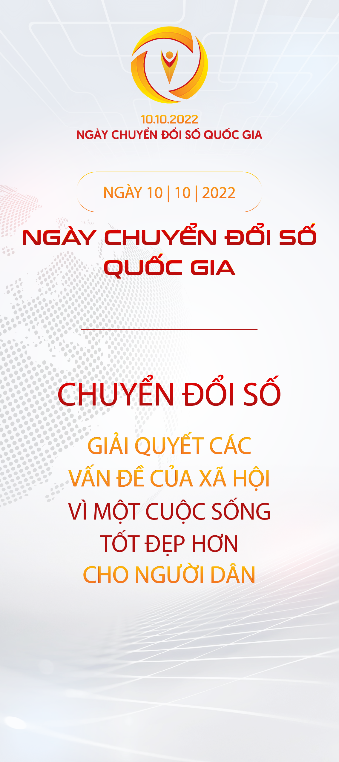 Bộ Thông tin và Truyền thông phổ cập bộ nhận diện Ngày Chuyển đổi số quốc gia 10/10