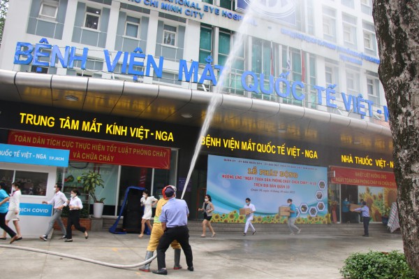 TP.HCM: Q.10 tổ chức diễn tập phòng cháy chữa cháy và cứu nạn cứu hộ