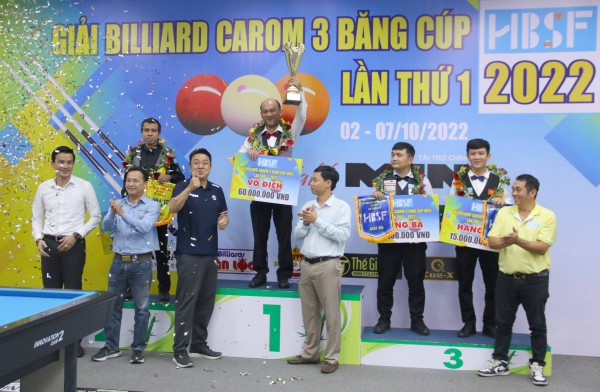 Đánh bại Trần Quyết Chiến, tay cơ Mã Xuân Cường xuất sắc vô địch giải HBSF