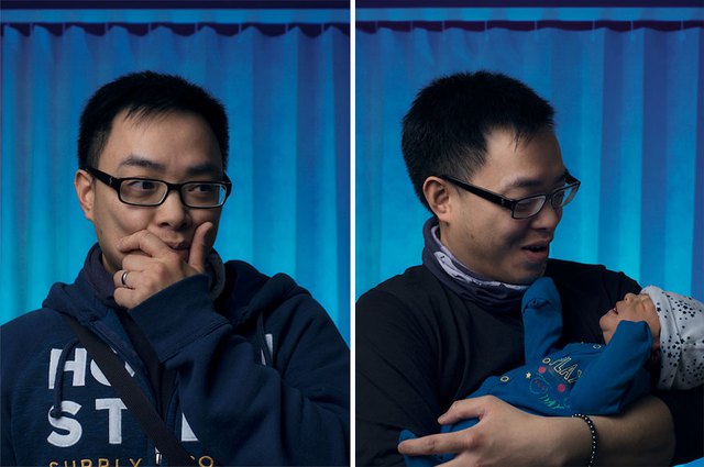 Bộ ảnh ấm lòng: Phản ứng của cánh mày râu trong lần đầu tiên làm cha chụp ngay trước và sau khi vào phòng sinh - Ảnh 3.