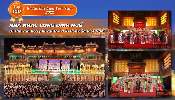 Nhã nhạc Cung đình Huế được xác lập Kỷ lục Bất biến của Việt Nam năm 2022 Nhã nhạc Cung đình Huế được xác lập Kỷ lục Bất biến của Việt Nam năm 2022